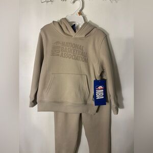 NBA Tan Apparel with Logo toddler sweatsuit